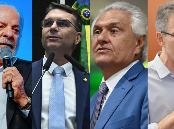 PoderData/Aya: Lula empata com Flávio, Zema e Caiado no 2º turno
