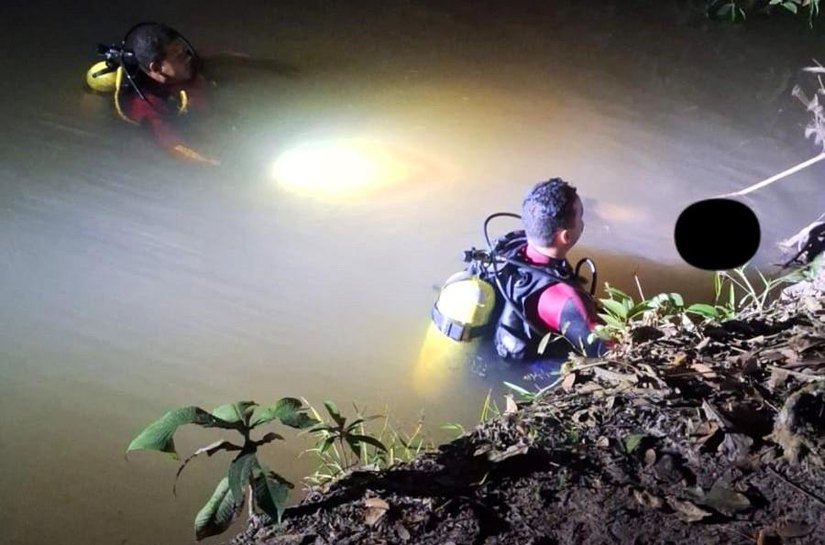 Corpo de Bombeiros localiza corpo de jovem que se afogou no Rio Branco,MT