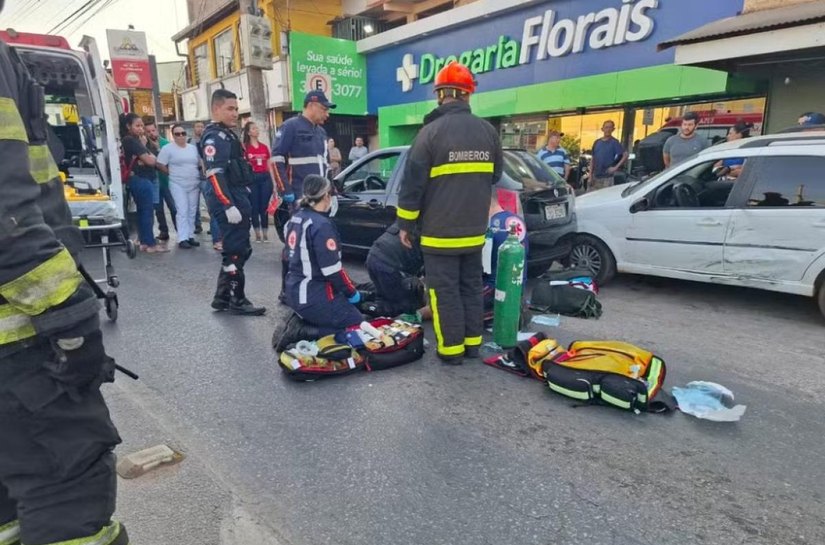 Motorista sofre mal súbito, bate em placa e morre em Cuiabá