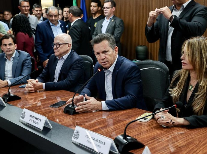Governador anuncia comitê para combater facções criminosas em MT, cria pasta da justiça e anuncia convocar aprovados em concurso público