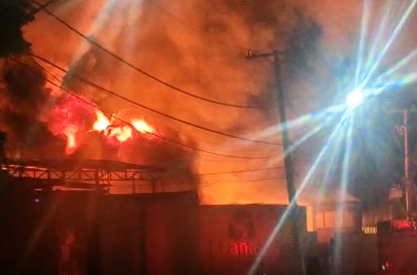 Veja Vídeo: Tragédia em Cuiabá; incêndio de grandes proporções destrói sede da Canaã Ambiental