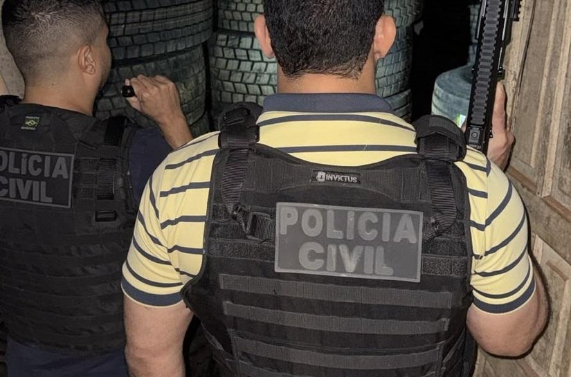 Polícia Civil prende integrantes de grupo criminoso e recupera carga de pneus roubada de empresa em Várzea Grande