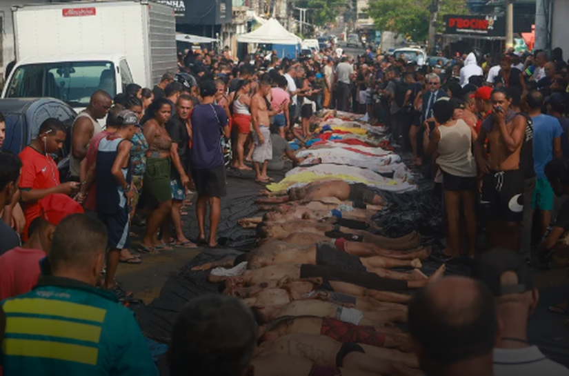 Veja imagens do dia seguinte à megaoperação no Rio de Janeiro, considerada a mais letal da história