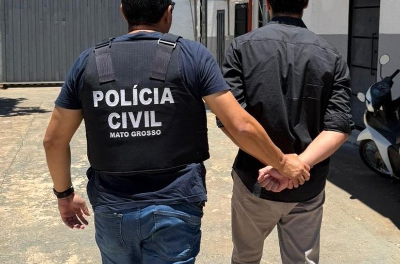 Polícia Civil prende homem que descumpriu medida protetiva e procurava ex-companheira em Cuiabá