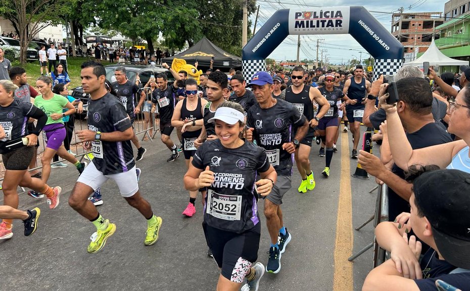 Polícia Militar reúne mais de três mil atletas na 24ª Corrida Homens do Mato em Cuiabá