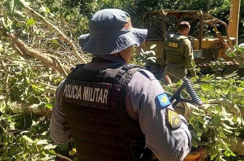 Sema e PM aplicam R$ 3,1 milhões em multa por descumprimento de embargo na região de Confresa