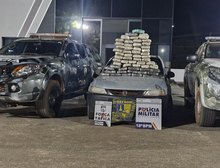 Forças de segurança apreendem 57 quilos de supermaconha e causam prejuízo de R$ 180 mil às facções criminosas
