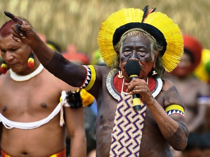 Cacique Raoni, de MT, testa positivo para covid-19