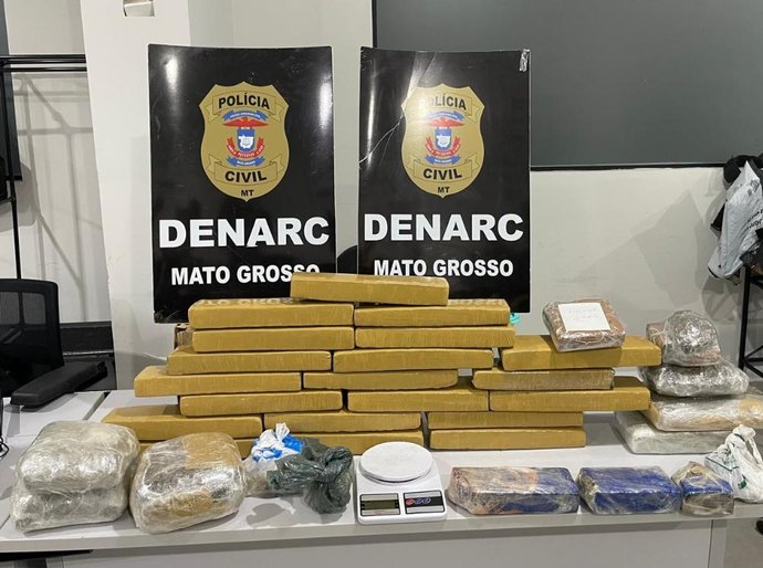 Polícia Civil localiza depósito de entorpecentes em área de mata em Várzea Grande