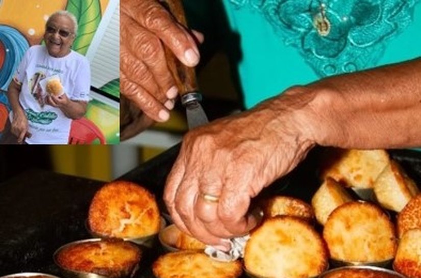 Morre aos 90 anos, Dona Eulália, ícone da cuiabanía e a protagonista responsável por popularizar o bolo de arroz e de queijo de Cuiabá para todo o Brasil