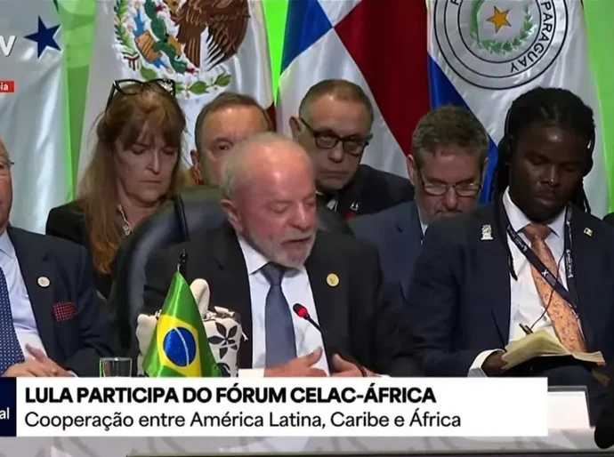 Na Colômbia, Lula critica Trump e faz discurso de cooperação com a África
