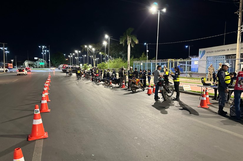 Operação Lei Seca voltada para motociclistas prende dois condutores em Cuiabá