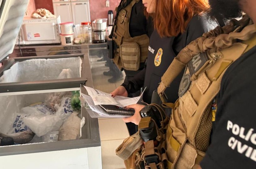 Polícia Civil deflagra operação para combater comércio ilegal na Feira do Porto e apreende três toneladas de pescado