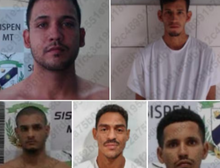 Cinco presos por homicídio fogem de penitenciária em MT usando “tereza” artesanal