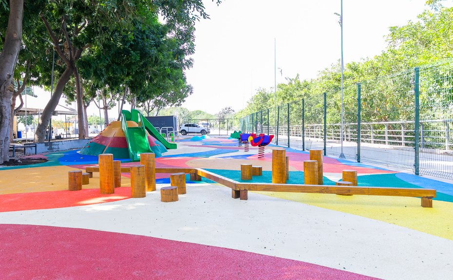 Prefeitura de Cuiabá entrega novo playground na Orla do Porto e amplia espaços de lazer para famílias cuiabanas