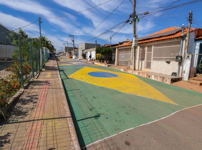 Prefeitura vai montar telões para os jogos do Brasil nas ruas mais decoradas de Cuiabá