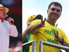 Lula e Flávio Bolsonaro disputam as ruas no 1º dia da campanha presidencial; veja como foram os atos