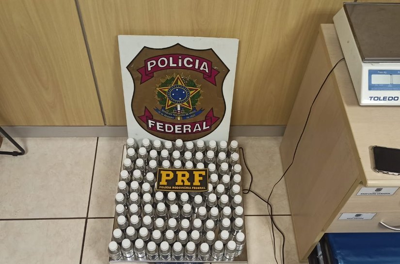 PRF apreende 100 kg de mercúrio em Pontes e Lacerda, MT