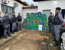 Polícia Militar apreende mais de 1,1 tonelada de maconha em Itiquira