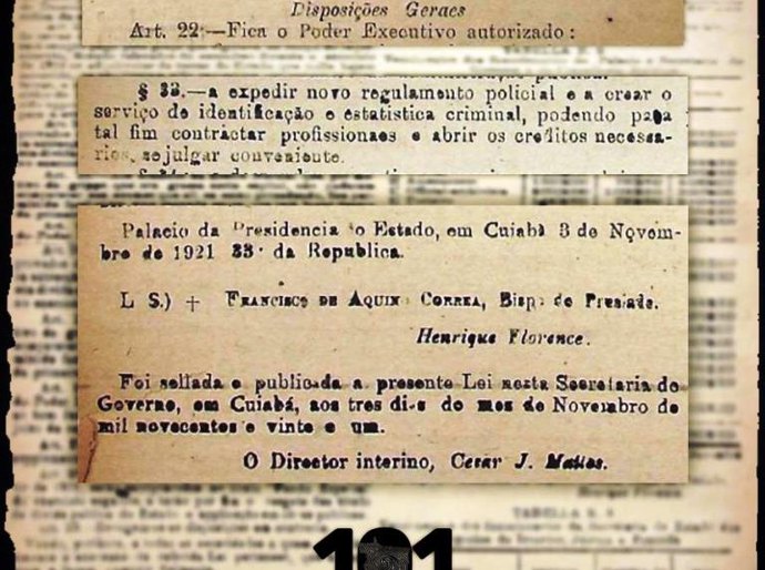 Serviço de identificação completa 101 anos em Mato Grosso