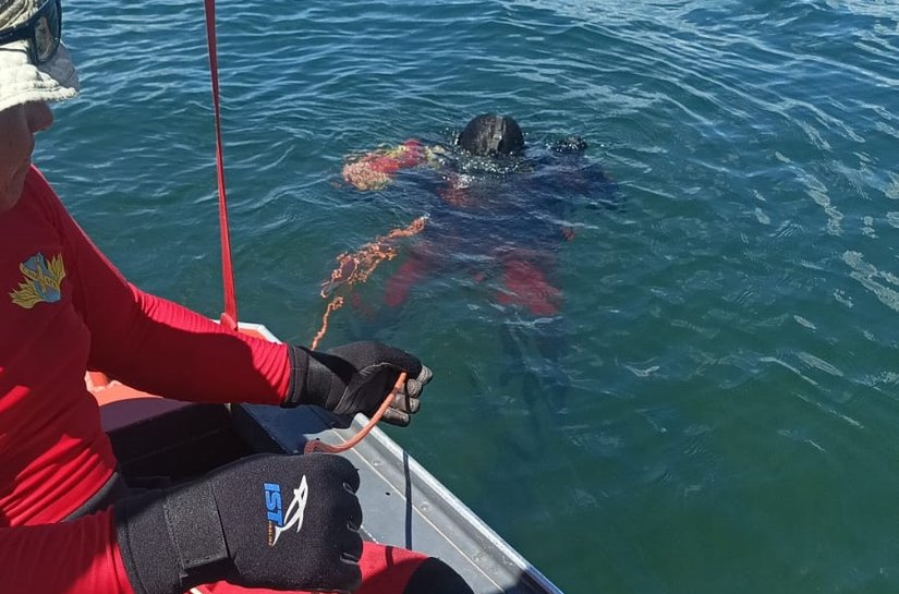 Corpo de Bombeiros resgata corpo de vítima que caiu no Lago do Manso