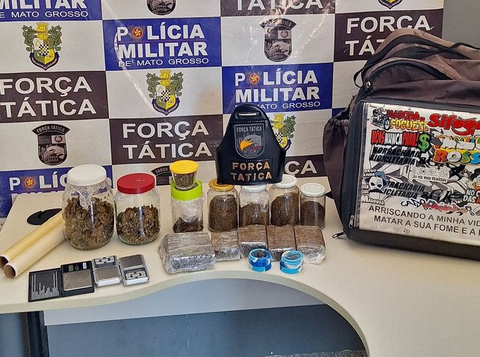 Traficante de drogas delivery é preso pela PM em Rondonópolis, MT