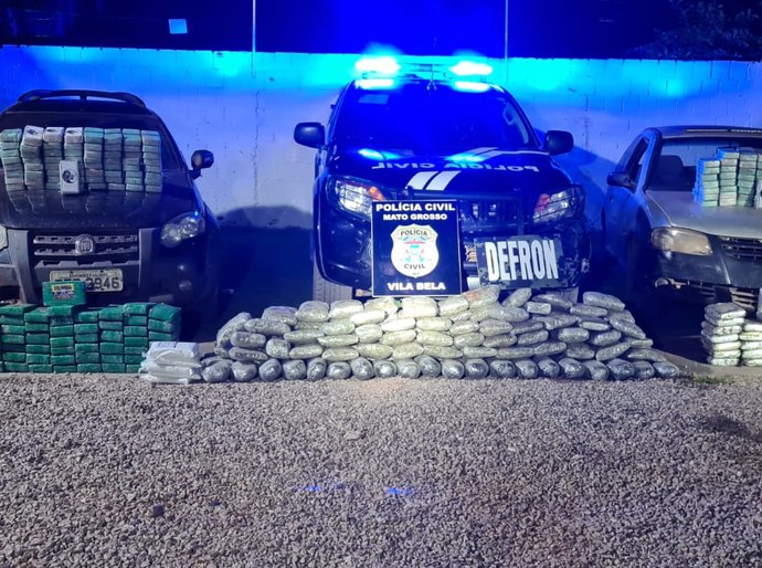 Polícia Civil apreende quase 370 tabletes de droga em Vila Bela da Santíssima Trindade