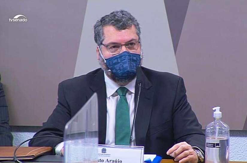 Ex-chanceler Ernesto Araújo depõe à CPI da Pandemia