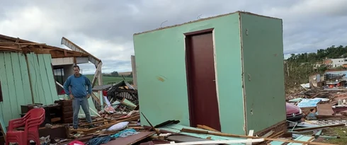 Tornado no PR atingiu nível 3 de 5 em escala de intensidade, diz governo