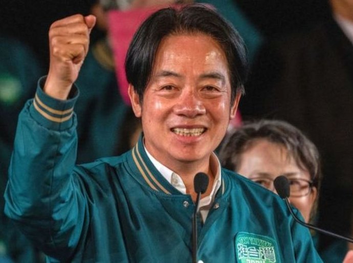 Lai, do partido governista de Taiwan, vence eleições presidenciais