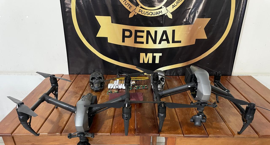 Drone é interceptado e materiais ilícitos são apreendidos em unidade prisional