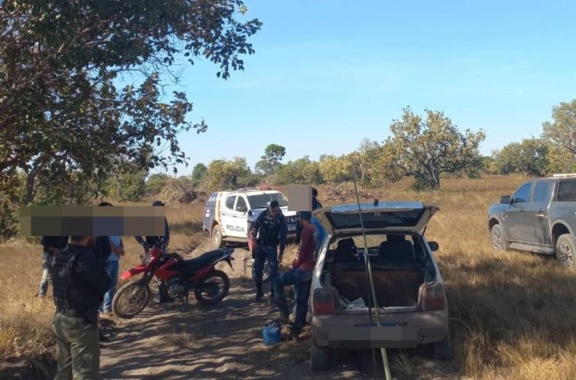 Polícia Militar detém seis pessoas suspeitas por invasão de propriedade rural em MT