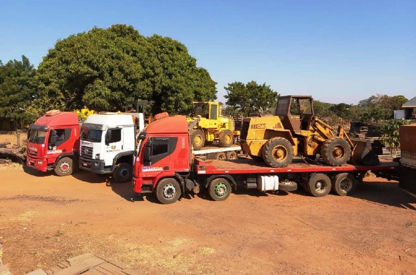 Maquinário apreendido em operação contra desmatamento reforça combate a incêndios no Pantanal