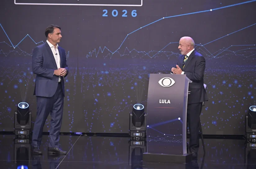 Flávio x Lula: 3º bloco tem confronto sobre EUA e confusão em falas finais