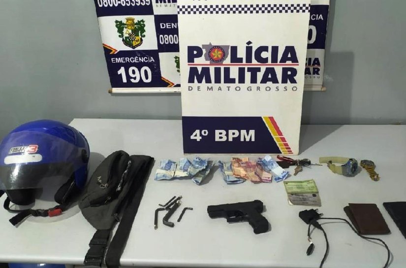 Cinco homens e uma mulher vão a motel em VG, usam quarto, bebem, fazem ameaças e saem sem pagar; Um é preso logo depois pela PM