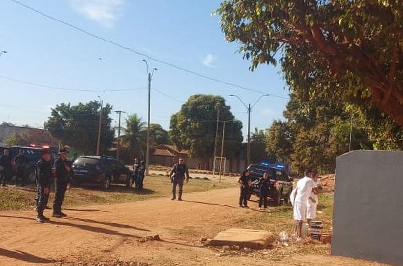 Polícias Civil e Militar iniciam projeto para limpar pichações feitas por integrantes de facções em Cáceres, MT