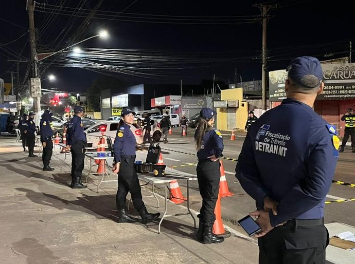 Operação Lei Seca prende 9 motoristas em Várzea Grande por embriaguez e falta de CNH