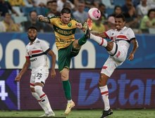 São Paulo não supera preguiça, toma gol de bicicleta e cai para o Cuiabá na Arena Pantanal