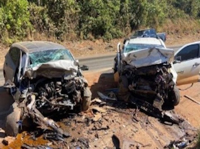 Tragédia na BR-163: colisão frontal mata dois motoristas em Sorriso, MT