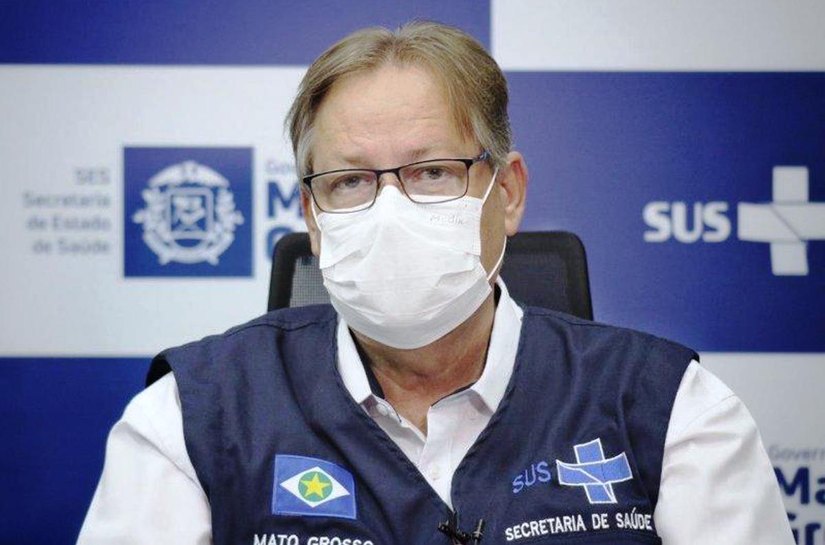“A saúde de Mato Grosso colapsou”, diz secretário Figueiredo, em live nesta quarta feira, 24, ao afirmar que o caos está instalado