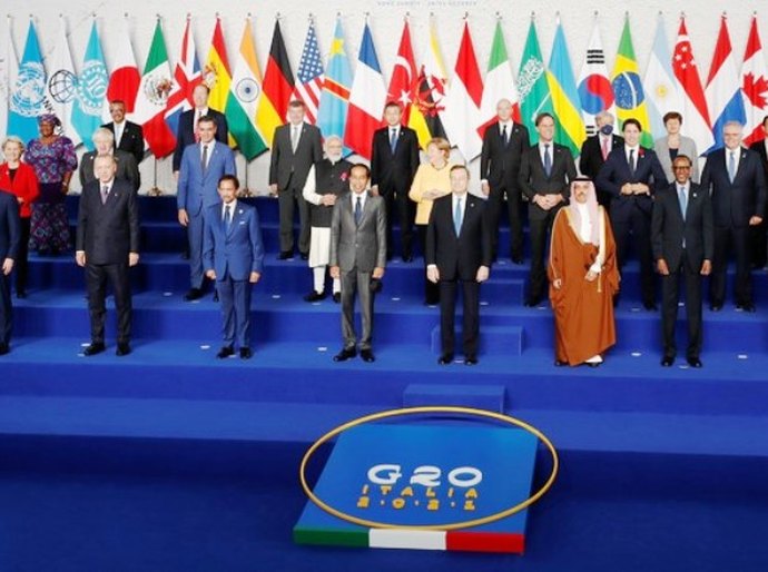 Reunião do G20 começa em Roma com foco em clima e recuperação econômica