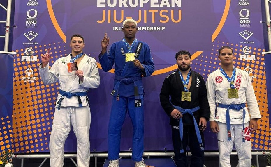 Atleta de Jiu-Jitsu da Rotam conquista medalha de ouro em campeonato europeu