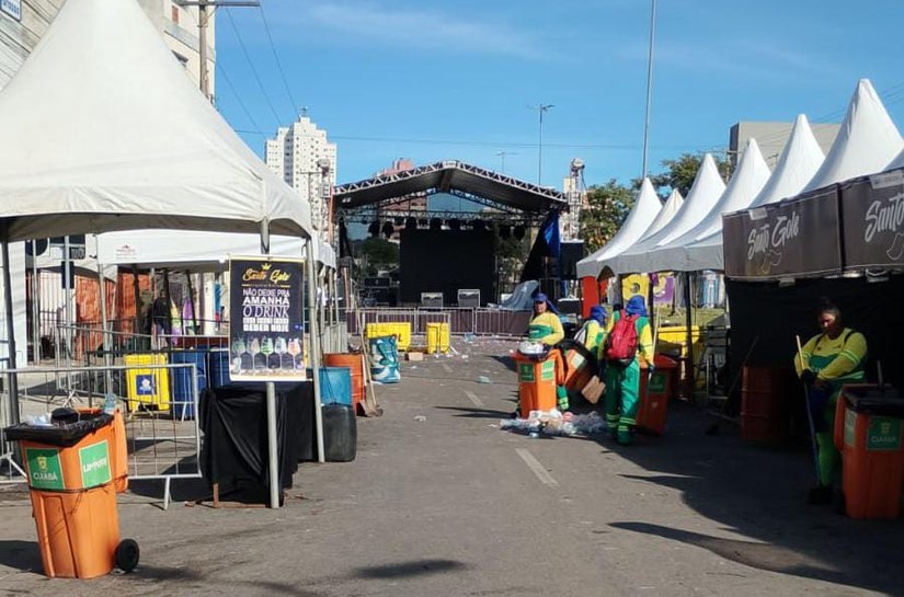 Veja Fotos: Prefeitura de Cuiabá recolhe 40 toneladas de lixo durante 5 dias de Carnaval