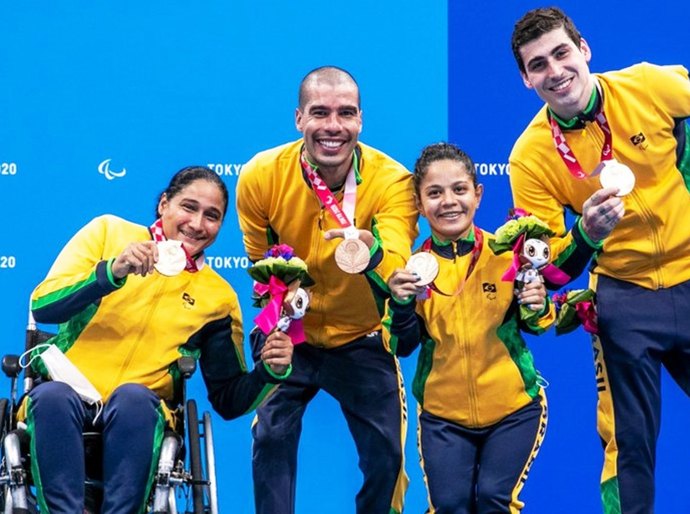 Os medalhistas do Brasil na Paralimpíada de Tóquio