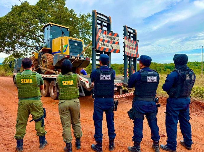 Sema e PM aplicam cerca de R$ 1,5 milhão em multas durante operação contra ilícitos ambientais