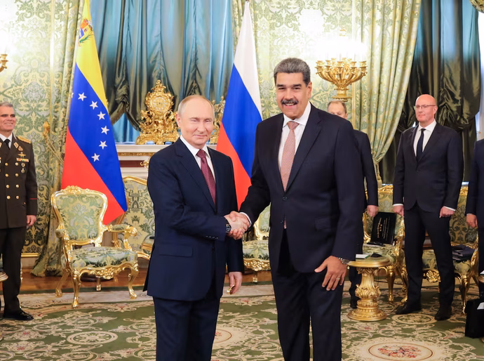 Venezuela aprova 'tratado de parceria estratégica' com a Rússia em meio a uma crise militar com os Estados Unidos