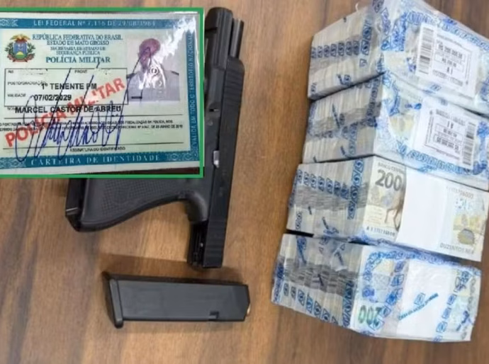 PF estoura esquema e PM é preso ao tentar sacar R$ 800 mil em dinheiro vivo em MT; investigação revela R$ 66 milhões em movimentações suspeitas