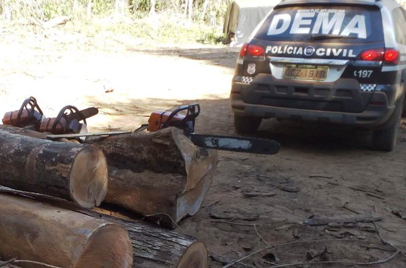 Operação integrada Arco Verde prende 3 por crime ambiental na zona rural de Feliz Natal