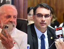 A 3 meses da eleição, Lula lidera em seguidores nas redes e Flávio, tração