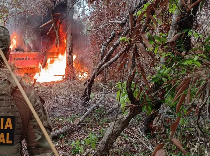 Veja Fotos: PF encerra incursões nas Terras Indigenas Sararé